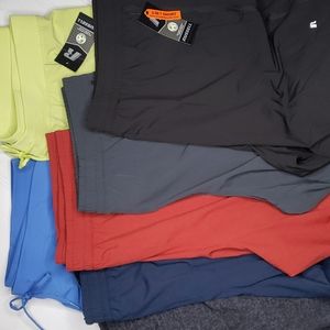 7 NWT 2XL Russell Shorts. 5 are 2-in-1 and 2 are lightweight running.